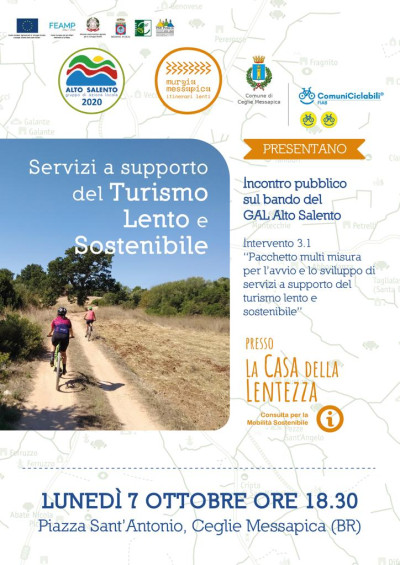 Locandina evento Casa della Lentezza 07 ottobre 2019