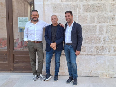 Da sinistra, Vincenzo Epifani - Vicepresidente, Bonaventura Cucci - Presidente, Gianvito Ingletti - Vicepresidente Da sinistra, Vincenzo Epifani - Vicepresidente, Bonaventura Cucci - President...