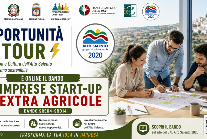 Bando Pacchetto 1 Start - Up extra agricole SRE04 SRD14