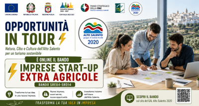 Bando Pacchetto 1 Start - Up extra agricole SRE04 SRD14