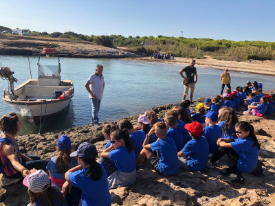 Pescatore della riserva Torre Guaceto